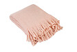 LINDER - Plaid Camille en maille - Rose Aurore - vignette