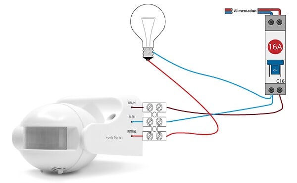 AVIDSEN - Détecteur de présence IR pour extérieur - Avidsen - large