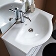 KIAMAMI VALENTINA - Meuble De Salle De Bains Au Sol 65 Cm Effet Bois Blanc Export | Rimini - vignette