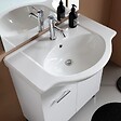 KIAMAMI VALENTINA - Meuble De Salle De Bains Au Sol 75Cm Blanc Export | Rimini - vignette