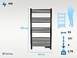 PURLINE - Sèche-serviettes avec minuterie 500W - vignette