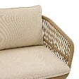 HESPERIDE - Canapé de jardin Orissa 2 places beige - vignette