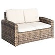 HESPERIDE - Canapé de jardin Selenim 2 places beige - vignette