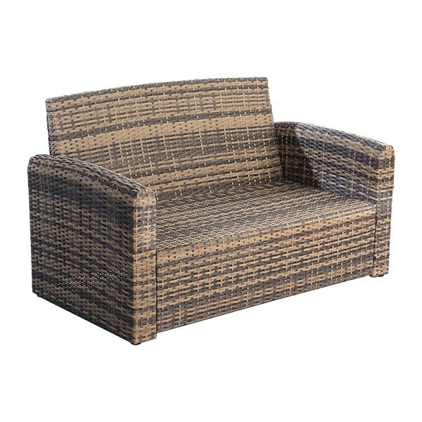 HESPERIDE - Canapé de jardin Selenim 2 places beige - large