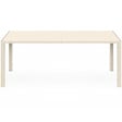 ID MARKET - Salon de jardin MADRID table 190 cm et 8 chaises empilables beige - vignette