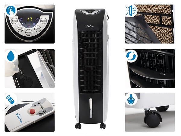 PURLINE - Rafraichisseur d'air par évaporation électronique à débit élevé - large
