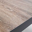 OVIALA - Ensemble table de jardin en aluminium effet bois et 8 fauteuils gris - Tivoli - vignette