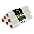 PACK AND MOVE - Pack and Move - Lot 6 rouleaux film étirable - 300 m - Transparent - Film déménagement Film emballage Film palette Film protection - vignette