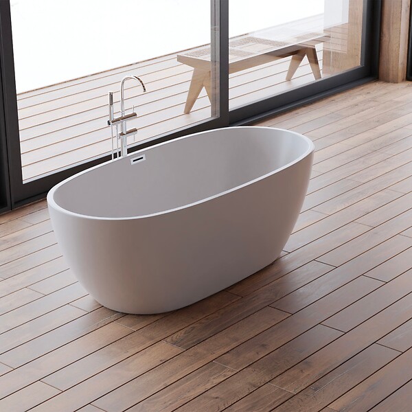 SPALINA - Baignoire îlot ovale SAMBA L. 170 x l. 79 cm, by SPALINA - large