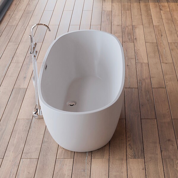 SPALINA - Baignoire îlot ovale SAMBA L. 170 x l. 79 cm, by SPALINA - large
