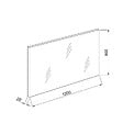KIAMAMI VALENTINA - Meuble De Salle De Bain Blanc Brillant 120Cm, Tiroirs Et Double Lavabo | Benaco - vignette