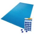 VOUNOT - Bache piscine rectangulaire en Polyethylene 160 gr/m2 4x9m Bleue foncé - vignette