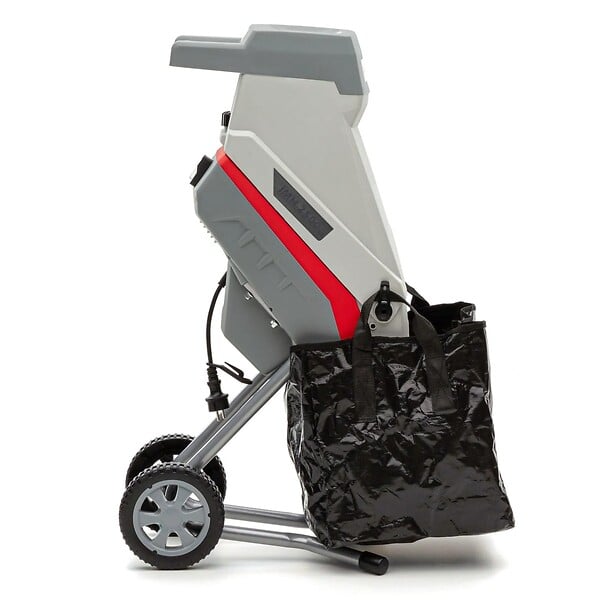 IKRA - Broyeur de végétaux électrique 2500W Sac 45L 2 Lames acier trempé Branches jusqu'à 45mm IKRA - large