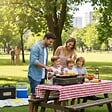 ALPENTECH - Barbecue à gaz Portable Réchaud Grill 1780W Butane Allumage Piezo + Mallette Camping ALPEN - vignette
