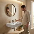 IDEAL STANDARD - Ideal Standard Strada II Lavabo 600x430 mm blanc, 1 trou de robinet, couvercle de vidage en porcelaine inclus, non meulé (T300001) - vignette