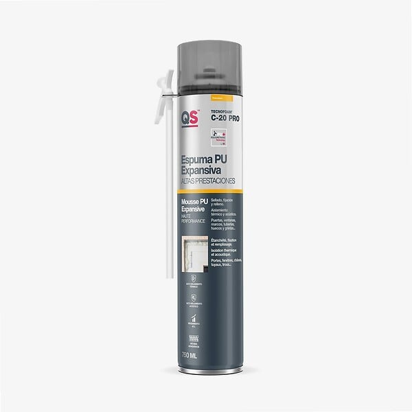 QS ADHESIVE SOLUTION - Bombe de mousse expansive 750 ml QS - large