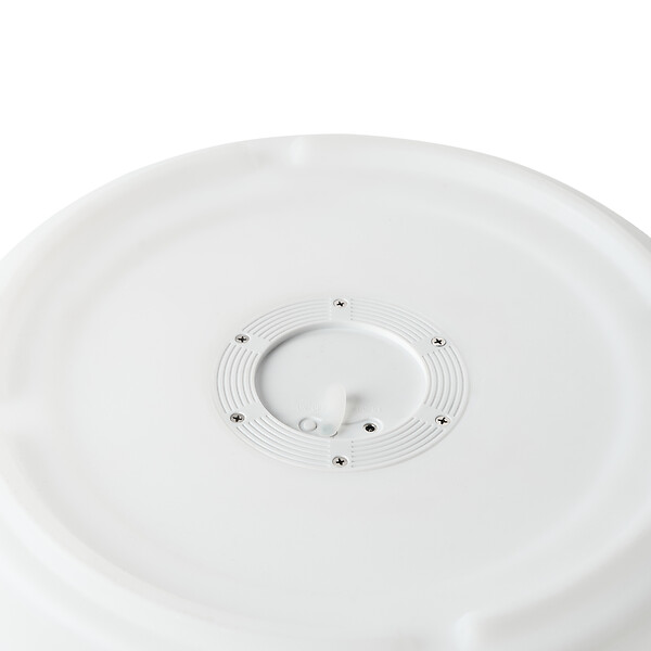 BELIANI - Lampadaire d'extérieur LED PIEDRA Avec télécommande Blanc - large