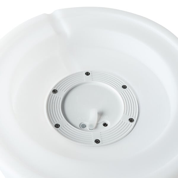BELIANI - Lampadaire d'extérieur LED SABANAS Avec télécommande Blanc - large