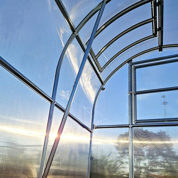 KLASIKA GREENHOUSES - Fenêtre de toit KLASIKA SLIM pour serre avec ouvre-fenêtre automatique - large