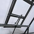 KLASIKA GREENHOUSES - Fenêtre de toit KLASIKA DROP pour serre avec ouvre-fenêtre automatique - vignette