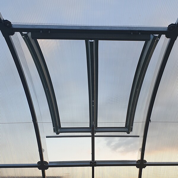 KLASIKA GREENHOUSES - Fenêtre de toit pour serre avec ouvre-fenêtre automatique KLASIKA TUBE - large