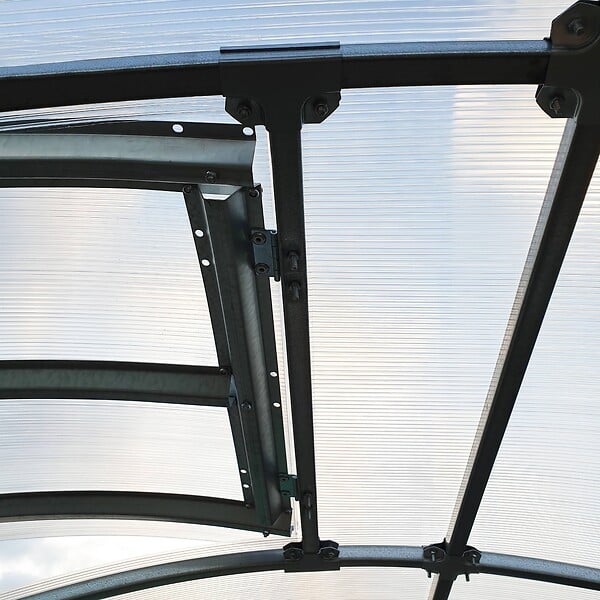 KLASIKA GREENHOUSES - Fenêtre de toit KLASIKA EASY pour serre avec ouvre-fenêtre automatique - large