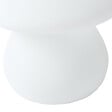 BELIANI - Lampe de table d'extérieur LED TUIRA Avec télécommande Blanc - vignette