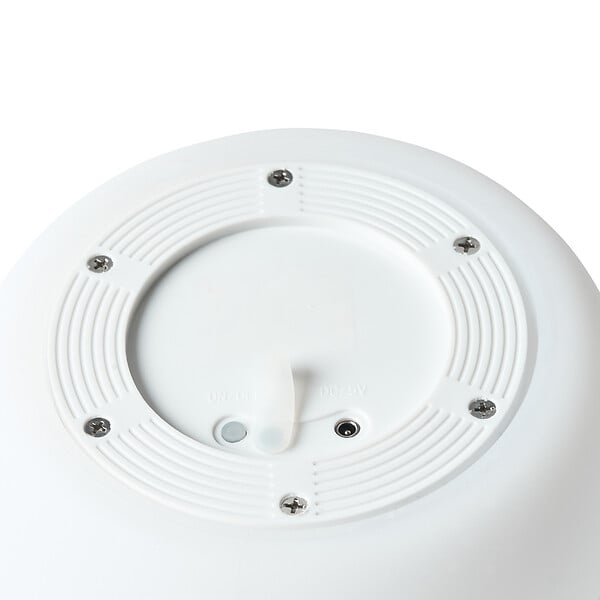 BELIANI - Lampe de table d'extérieur LED TUIRA Avec télécommande Blanc - large