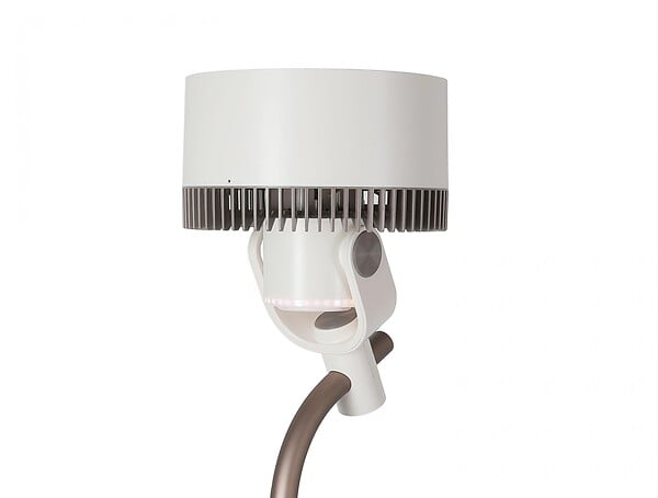 PURLINE - Ventilateur de sol DC avec lumière ambiante - large