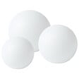 BELIANI - Lot de 3 lampes boules LED solaires pour l'extérieur LOBAINA Avec télécommande Blanc - vignette