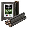 PACK AND MOVE - Pack And Move - Lot 4 Rouleaux Film Étirable - 300 M - Noir - Film Déménagement Film Emballage Film Palette Film Protection - vignette