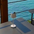 LUMISKY - Lampe de table sans fil ABBY Blanc H30cm - vignette