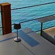 LUMISKY - Lampe de table sans fil ABBY Noir H30cm - vignette