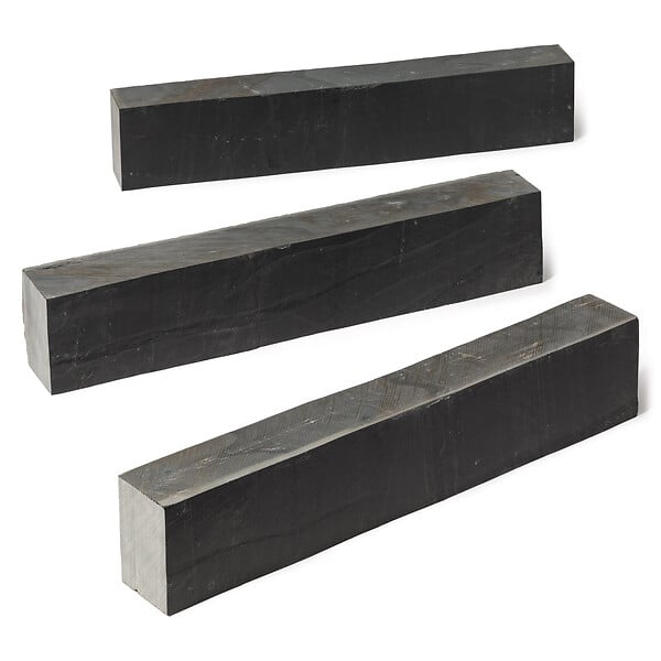 RO'MA NATURE - Bordure de jardin Ardoise Noire 50x10x6 cm (à l'unité) - large