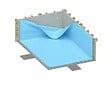ALTANKA - Liner 0.75 mm, bleu pâle, pour piscine Havana BAS51 - LINER BAS51 - vignette