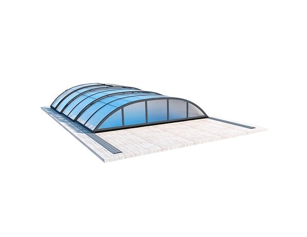 ALTANKA - Abri de piscine Horizon - 4.64x2.52 m - polycarbonate alvéolaire 8 mm - pour piscine BAS7304 - ECO304 - large