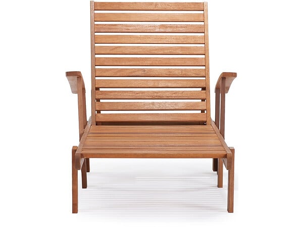 HABITAT ET JARDIN - Bain de soleil pliant en bois exotique "Tokyo" - Maple - Marron clair - large