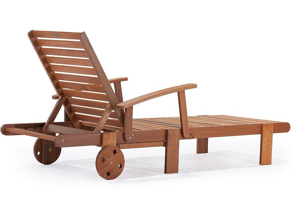 HABITAT ET JARDIN - Bain de soleil pliant en bois exotique "Tokyo" - Maple - Marron clair - large