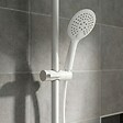 ESSEBAGNO - Luisa ensemble barre de douche blanc 3 pièces - vignette