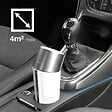 AVIDSEN - Purificateur d'air Clair-P1 - Voiture ou pièce de 4m² - Avidsen Noir - vignette