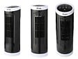 PURLINE - Ventilateur tour compact rotatif noir - vignette