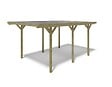 ALTANKA - Carport, abri de voiture  3.04x5.12 m - 15.57 m2 - couverture PVC  - CAR16PVCTR - vignette