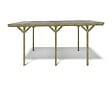 ALTANKA - Carport, abri de voiture  3.04x5.12 m - 15.57 m2 - couverture PVC  - CAR16PVCTR - vignette