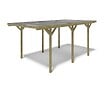 ALTANKA - Carport, abri de voiture  3.04x5.12 m - 15.57 m2 - couverture PVC  - CAR16PVCTR - vignette