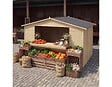 ALTANKA - Kiosque/ stand de marché/ de vente 9.42 m2 - 3.11x3.03 m - 19 mm - DOM607 - vignette