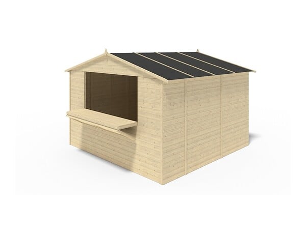 ALTANKA - Kiosque/ stand de marché/ de vente 9.42 m2 - 3.11x3.03 m - 19 mm - DOM607 - large