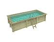 ALTANKA - Piscine hors sol en bois AQUA 6.1 x 2.85 - H.1.31 m, sable, fixations à visser - BAS7307OSPL3 - vignette