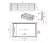 ALTANKA - Piscine hors sol en bois AQUA 4.65 x 2.85 - H.1.24 m, gris clair, fixations à sceller - BAS7306OSPI2 - vignette