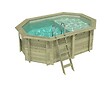 ALTANKA - Piscine hors sol en bois NEMO 4.3 x 3 - H.1.31 m avec plage, sable, cadre en métal - sans dalle - BAS7303OSPU3+PLA303 - vignette