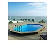 ALTANKA - Piscine hors sol en bois NEMO 4.3 x 3 - H.1.31 m, bleu pâle, cadre en métal - sans dalle - BAS7303OSPU - vignette